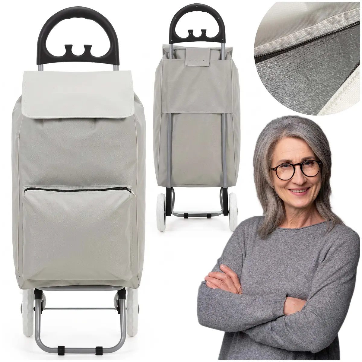 Springos HA7583 Shopping Trolley Photo 4
