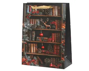 Подарочный пакет Decoris Books из бумаги в ассортименте цветов
