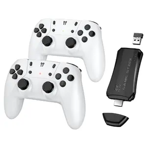 HOCO GA31 Retro Gaming Console with 20000 Built-in Games 64GB White HDMI Connection and Two 2.4G Wireless Controllers