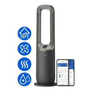 Philips AMF970/10 Grey Air Purifier 2200 W HEPA Filter 10 Speeds Built-in Display 48 m² 48 dB