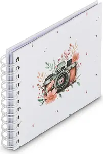 Hama Cam Multicolour Photo Album with Spiral Binding and 30 Sheets