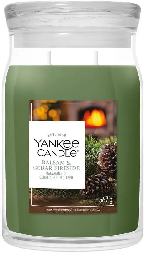 Aromātiskā svece Yankee Candle Signature Balsam