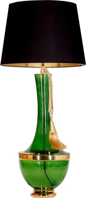 Grīdas lampa 4iConcepts TROYA GREEN melna