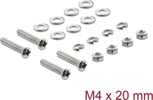 Delock Fan Screws Set M4 x 20 mm 20 pieces 42463
