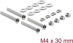 Delock Fan Screws Set M4 x 30 mm 20 pieces