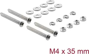 Delock M4 x 35 mm Fan Screws Set 20-Piece