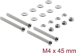 Delock Fan Screws Set M4 x 45 mm 20 pieces