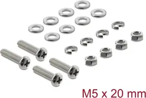 Delock Fan Screws Set M5 x 20 mm 20 pieces