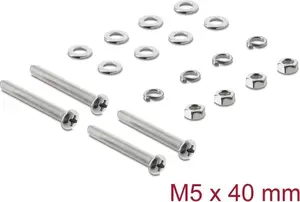 Delock M5 x 40 mm Fan Screws Set 20 Pieces 42549