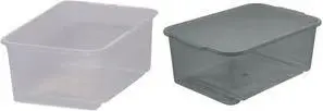keeeper wilma storage tray made of polypropylene in transparent natural color