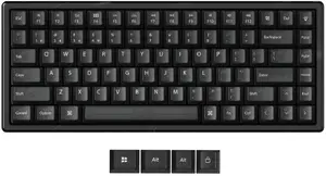 Mehāniskā tastatūra Keychron K2 HE Resin Edition Gateron Double-Rail Magnetic Nebula