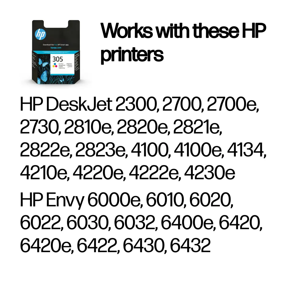 HP 305 Tri-color Original Ink Cartridge Photo 3