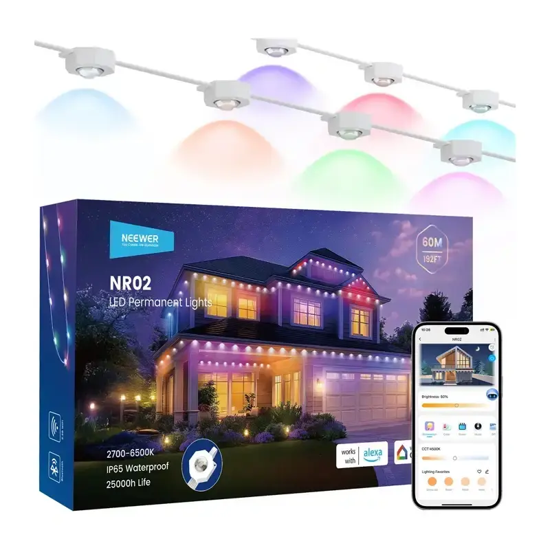 Neewer NR02 Smart RGBCW LED Outdoor Lighting 60 m Photo 2
