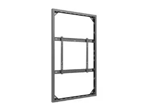 Multibrackets M Pro Series Wall Mount Enclosure for 75 Inch Displays Steel Black Landscape and Portrait VESA 600x700