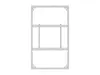 Multibrackets M Pro Series 75" Wall Slim Enclosure White Photo 4
