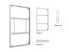 Multibrackets M Pro Series 75" Wall Slim Enclosure White Photo 7