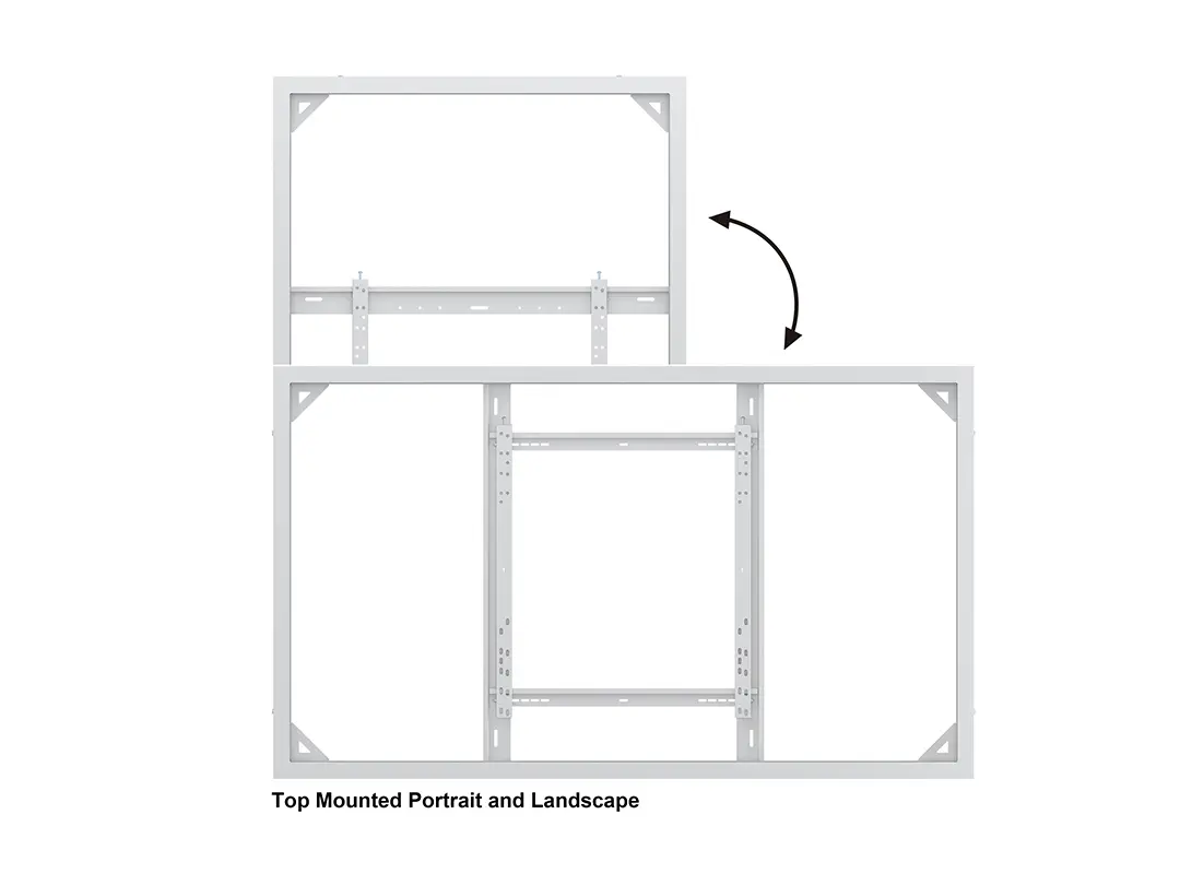Multibrackets M Pro Series 75" Wall Slim Enclosure White Photo 12