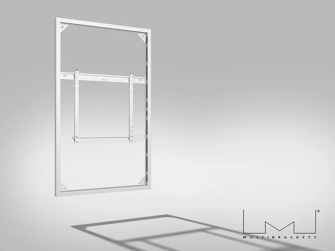 Multibrackets M Pro Series 75" Wall Slim Enclosure White Photo 16