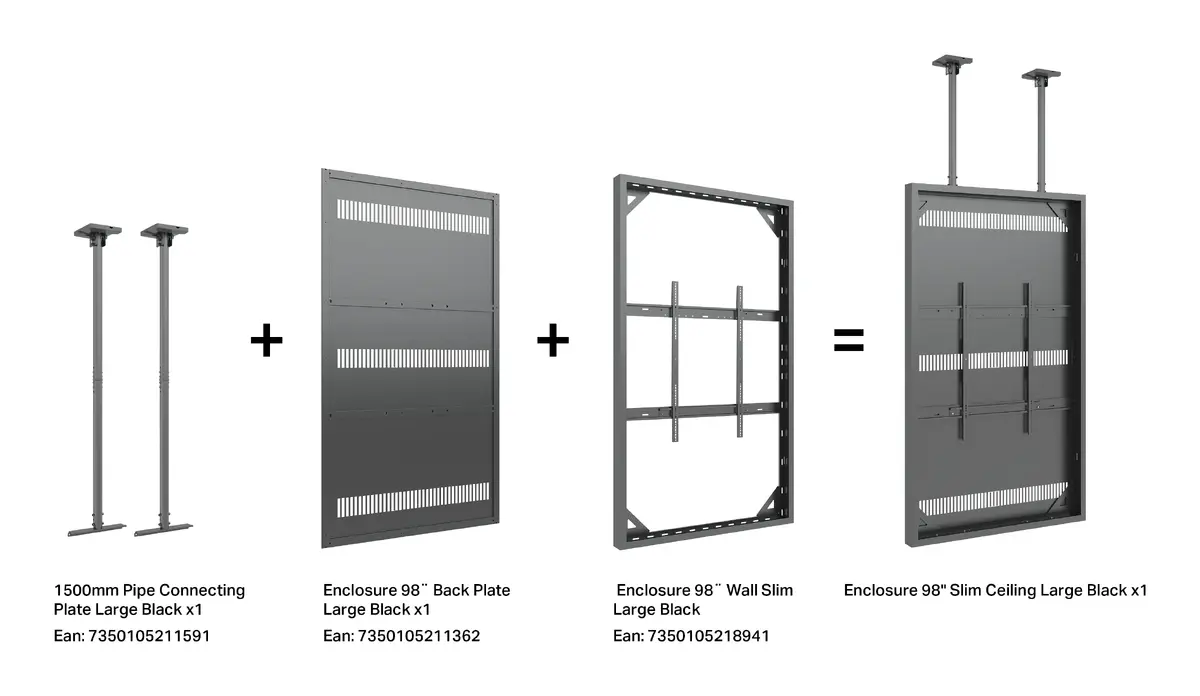 Multibrackets M Pro Series 98" Wall Slim Enclosure Photo 16