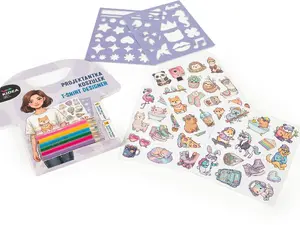 Derform PROKKA T-shirt Designer Creative Kit with Kidea Colored Pencils