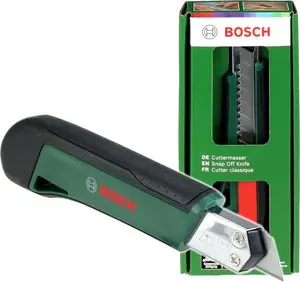 Bosch 18mm retractable utility knife with snap-off blade