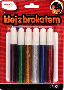 BREWIS Glitter Glue 10 ml 6 colors