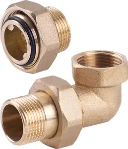 Perfexim 1/2" Brass Elbow Fitting with O-Ring