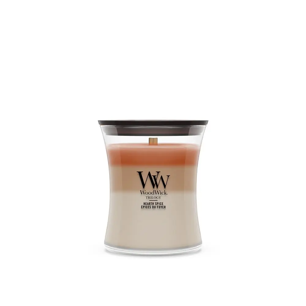 WoodWick Hearth Spice Aromātiskā Svece Cilindrs