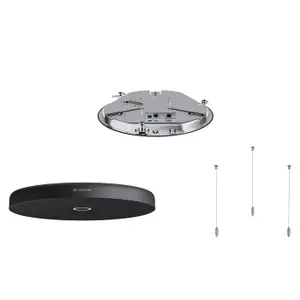 Sennheiser TeamConnect Ceiling Medium TCC M PLUS S-B griestu mikrofons ar automātisku dinamisko stara veidošanu un PoE