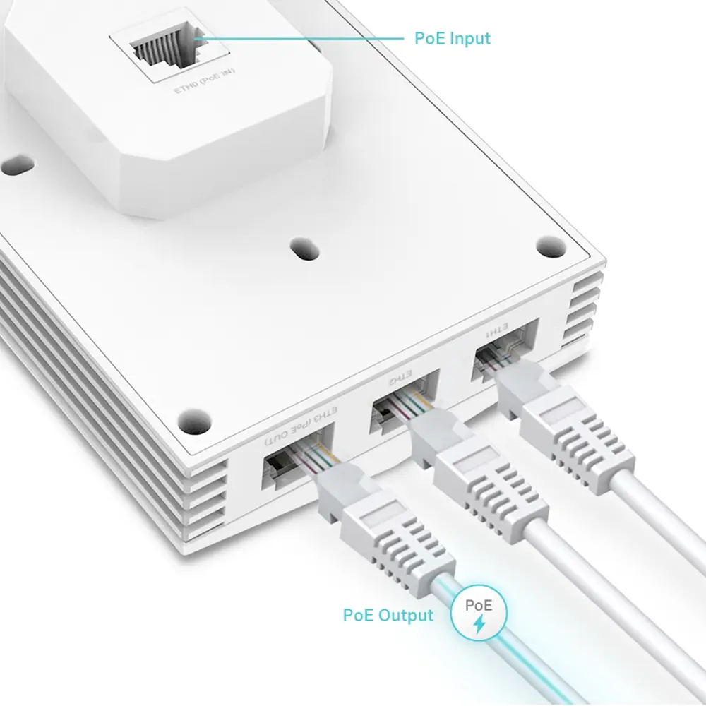 Omada AX3000 Sienas WiFi 6 piekļuves punkts EAP655-WALL Photo 5