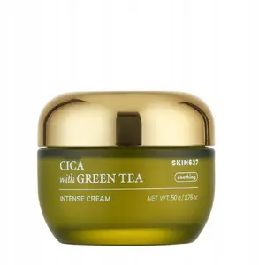 Bergamo SKIN627 Cica With Green Tea Intense Cream sejas krēms 50g