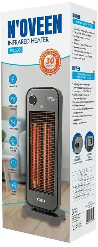 Skan PTC500 elektriskais gaisa sildītājs ar