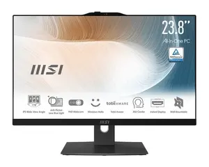 All-in-One Computer MSI Modern AM242P 1M with 23.8-inch IPS Display, Intel Core i5-120U Processor, 8GB RAM, and 512GB SSD Storage