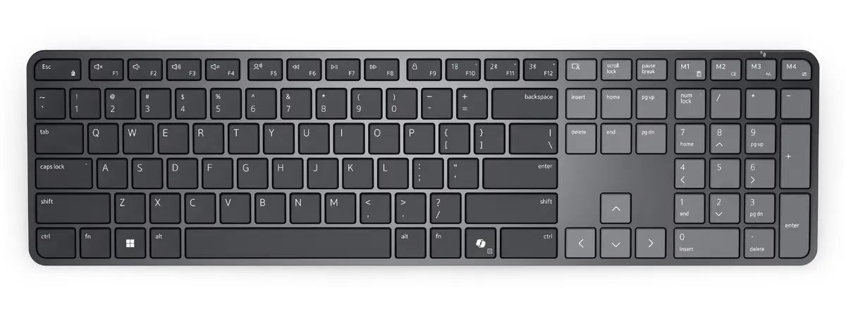 Bezvadu tastatūra Dell Pro 7 Slim
