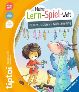 Ravensburger tiptoi tiptoi Meine Lern-Spiel-Welt: Konzentration und Wahrnehmung Обучающая книга Немецкий 16 страниц Твердый переплет