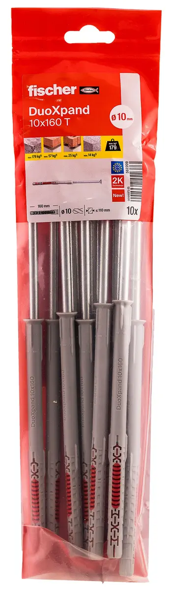 Fischer DuoXpand 562209 skrūvju dībelis sienas