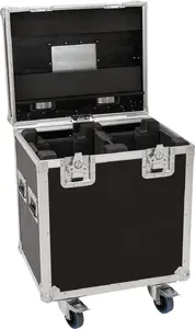 Roadinger Flightcase HIGHLINE for 2x LED IP TMH-S250/B250 with Wheels