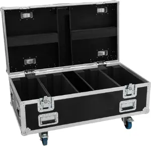 Roadinger Flightcase HIGHLINE for 4x Multiflood Pro IP SMD RGBW Strobe/Wash MK2 with Castors MPN 31005288
