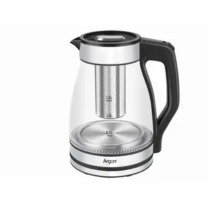 Argon 13450 Electric Kettle with Filter, Stainless Steel, 1.5L capacity