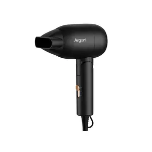 Hair Dryer Argon 13404, 1500W, Black and Gold Matt, Folding