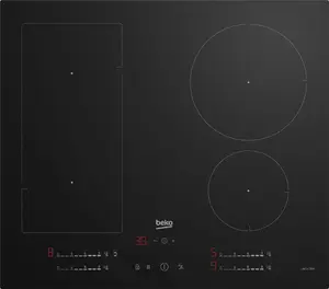 Beko HII 64730 UFT Black Built-in 60 cm Zone induction hob 4 zone(s)