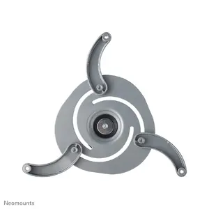 NewStar BEAMER-C80 Griestu stiprinājums projektoram sudraba pilnas kustības augstums 13-20 cm maksimālā slodze 15 kg
