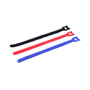 S-Impuls 18-10002 Hook & Loop Cable Tie Velcro 200 x 11 mm Assorted Colors 12-Pack