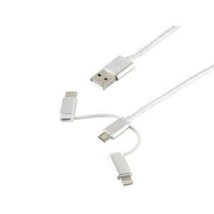 S-Impuls 14-50067 USB Cable USB 2.0 Type-A to Micro-USB Type-B 1 m White 0.48 Gbit/s