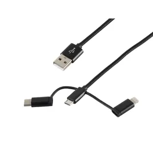 S-Impuls USB cable USB 2.0 1 m USB A to Micro-USB B Black 0.48 Gbit/s 14-50068