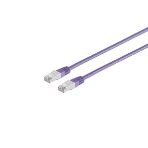 S-Impuls 75220-V Networking Cable Cat5e SF/UTP RJ-45 Violet 10 m