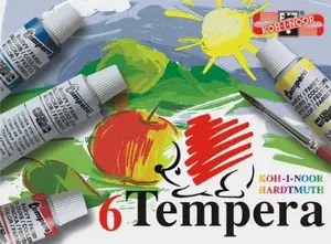 Koh I Nor temperas krāsu komplekts 6 krāsas