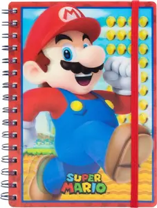 Pyramid A5 Notebook Super Mario with 3D Cover