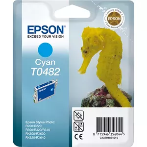 Картридж Epson T0482 Голубой