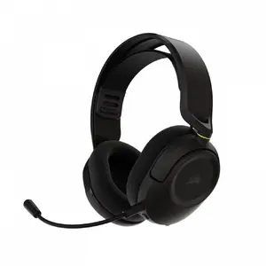 CORSAIR HS35 V3 Carbon Bezvadu spēļu austiņas ar Dolby Atmos, 50mm neodīma skaļruņiem, 2.4 GHz, Bluetooth un vadu savienojumu